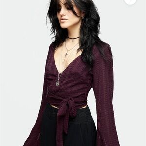 Disturbia Wrap Blouse